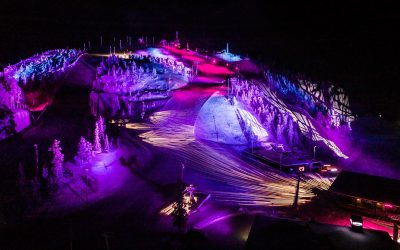 Polar Night Light Festival in Ruka Kuusamo Finland