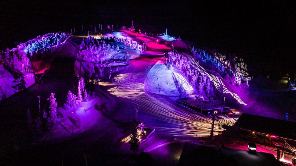 Polar Night Light Festival in Ruka Kuusamo Finland All About Lapland