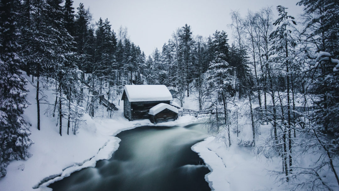 Myllykoski Mill at Oulanka River is one of Finland's most famous landscapes. It is situated at Oulanka National Park near Ruka Kuusamo.